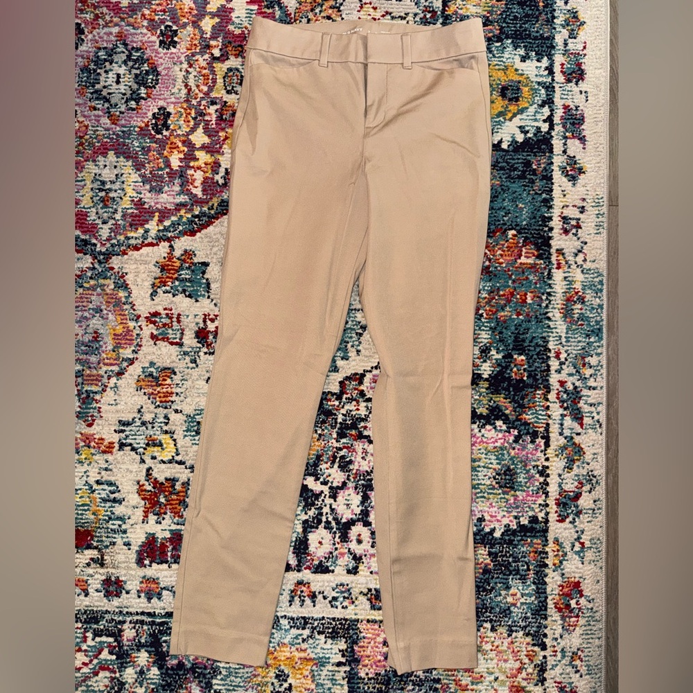 Old Navy Women's Beige Straight Leg Jeans